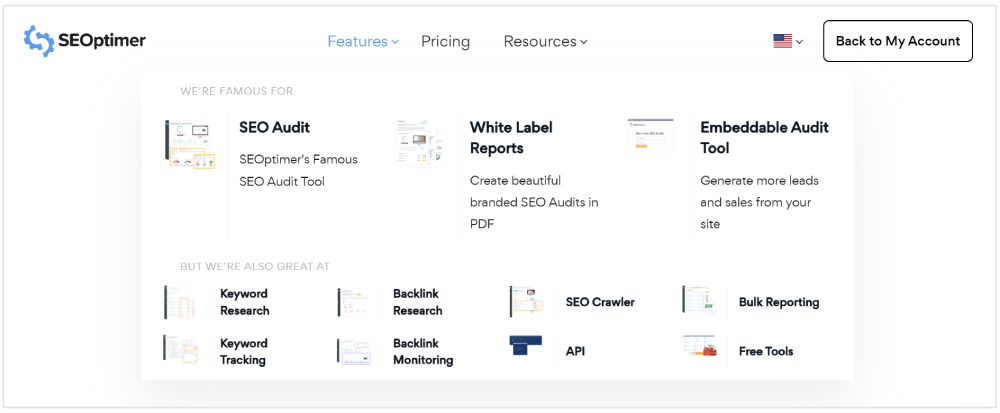 SEOptimer SEO toolset